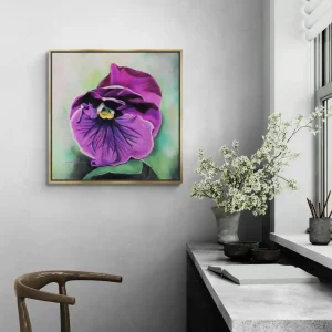 Purple Viola Fine Art Print