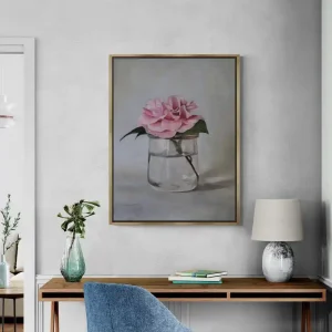 Flower in a Glass Jar Fine Art Print