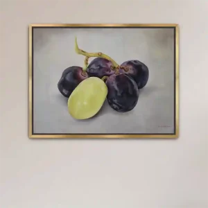 Black and Green Grapes Fine Art Print