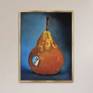 Brown Pear Fine Art Print