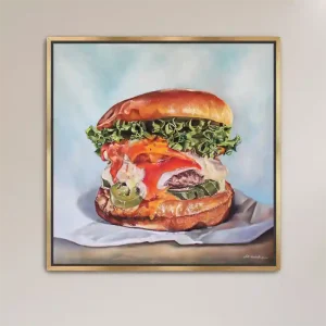 Juicy Burger Fine Art Print