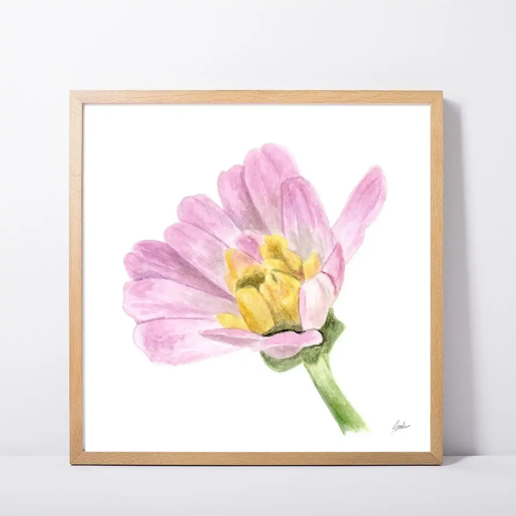 Spring Flower Daily Painting Art Print